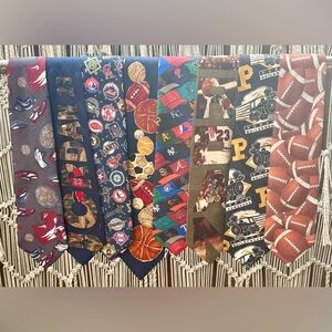 8 Sports-Themed Ties Michael Jordan Purdue Ralph Marlin MLB Caps MLB Stars Cubs